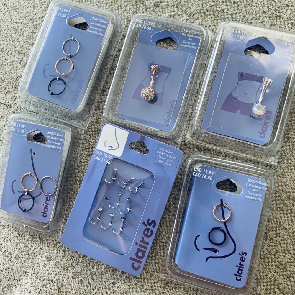 Claire’s Body Jewlery